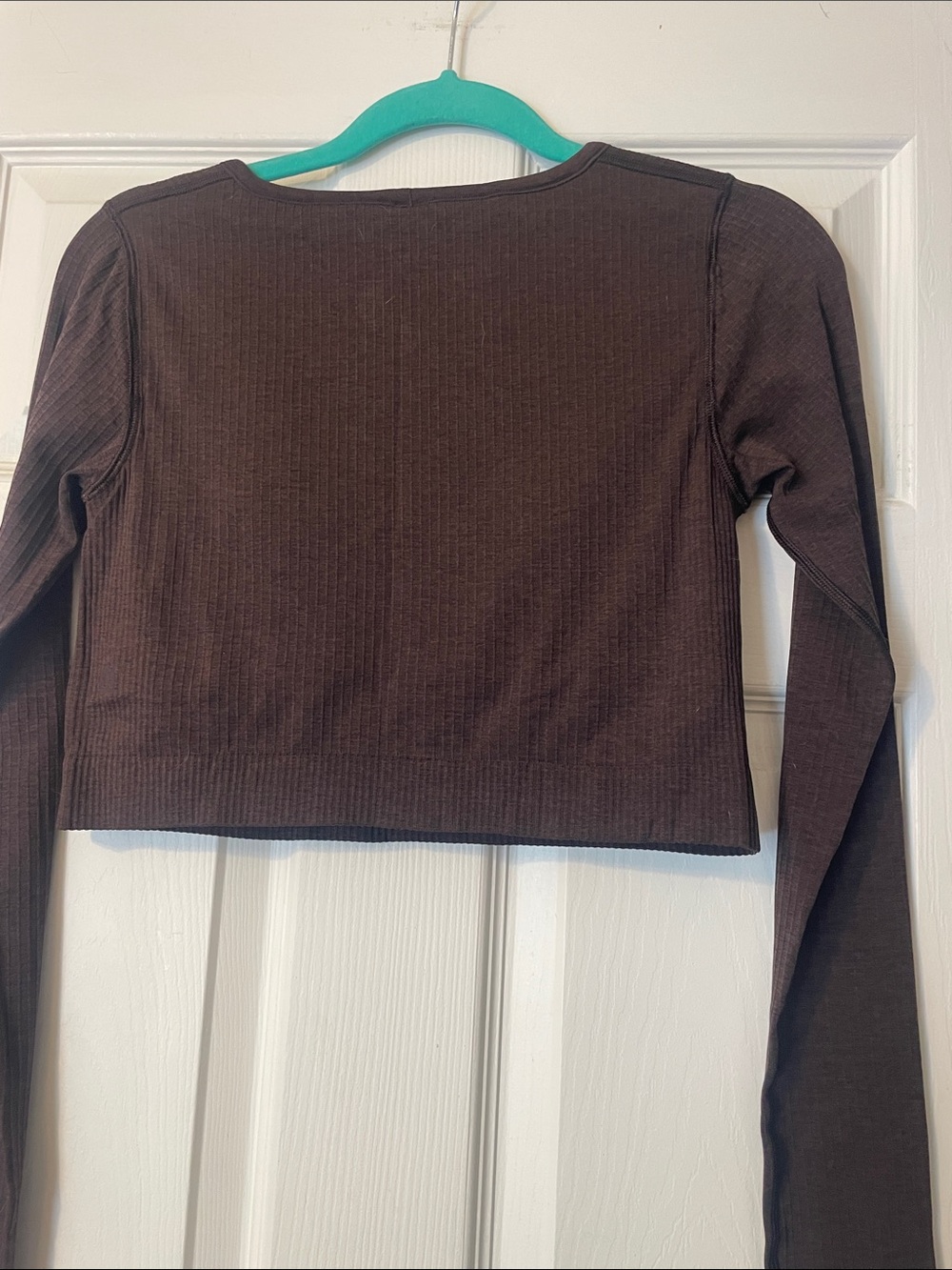 lululemon athletica Ebb to Street Long Sleeve Top - French Press (Dark Brown) - Picture 8 of 10